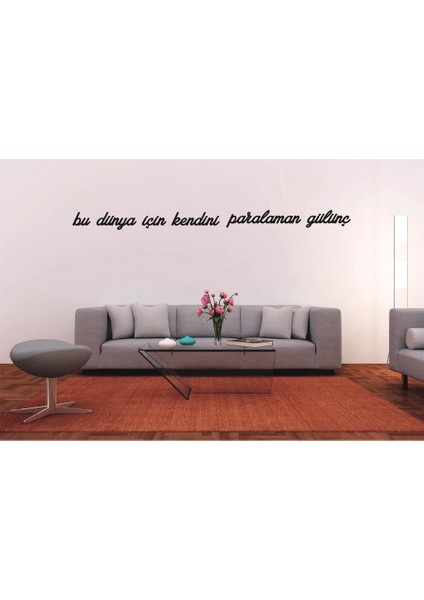 Dekoratif Tablo Ahşap Duvar Yazısı Mdf Dekoratif Duvar Yazısı