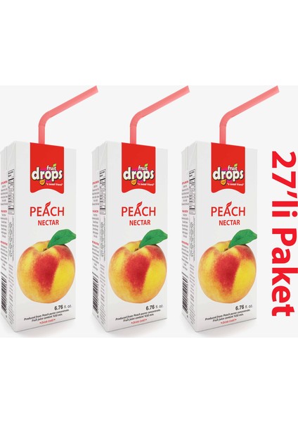 Şeftali Nektarı 200 ml 27'li