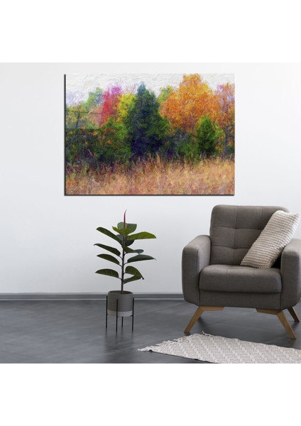 Pastel Cam Tablo 50 x 70 cm Uv Baskı Temperli