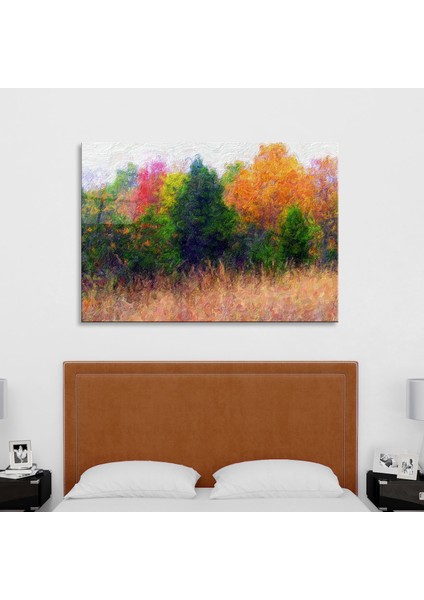 Pastel Cam Tablo 50 x 70 cm Uv Baskı Temperli