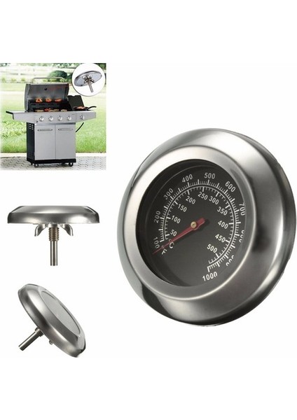 Barbekü Mangal Fırın Termometresi 530 Derece