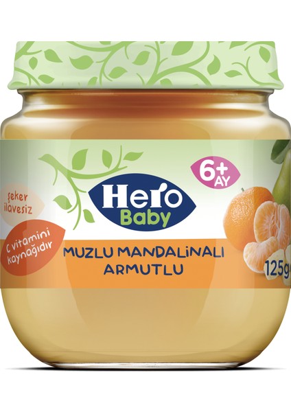 Muzlu Mandalina Armutlu Kavanoz Maması 125 gr fiyatları