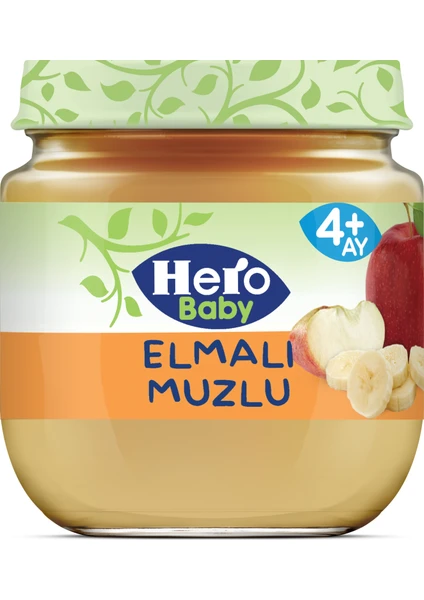 Hero Baby Elmalı Muzlu Kavanoz Mama 125g