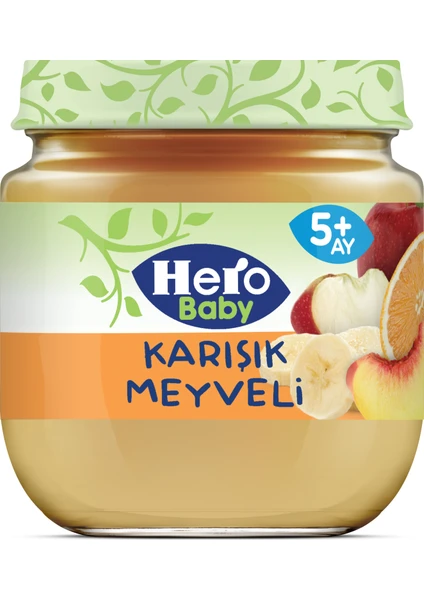 Hero Baby Karışık Meyve Püreli Kavanoz Mama 125g