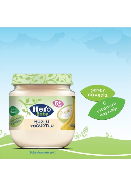 Muzlu Yoğurtlu Kavanoz Maması 120 gr