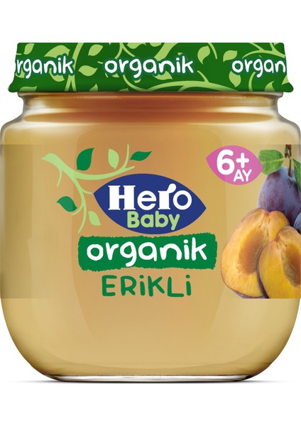 Hero Baby Organik Erik Püresi Kavanoz Mama 120g