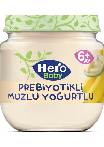 Hero Baby Prebiyotikli Muzlu Yoğurtlu Kavanoz Mama 120g