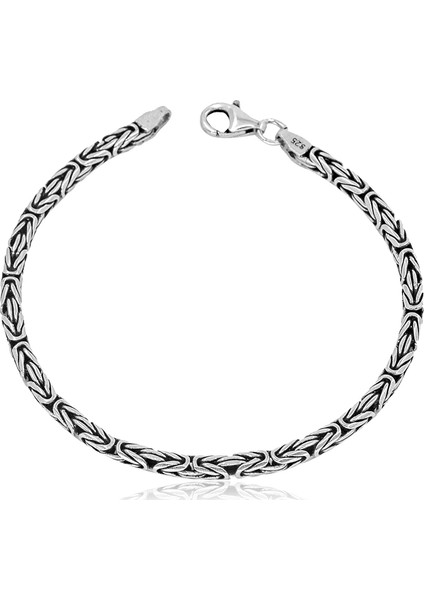 Kral Zincir Erkek Gümüş Bileklik