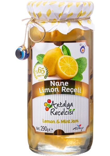 Antalya Reçelcisi Nane Limon Reçeli %65 Meyve Gurme Serisi