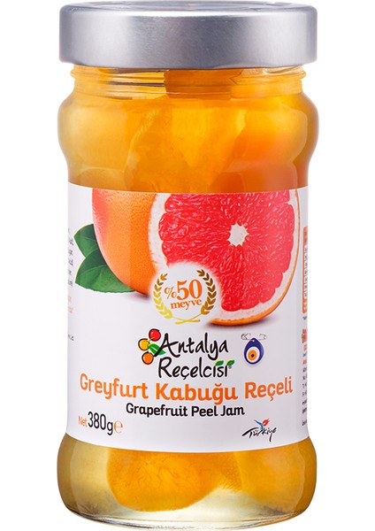 Greyfurt Kabuğu Reçeli %50 Meyve Klasik Seri 380 Gr