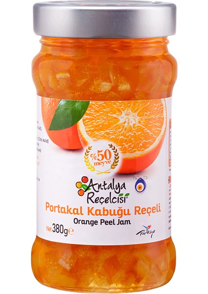 Portakal Kabuğu Reçeli %50 Meyve Klasik Seri 380 Gr