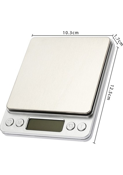 Dijital Elektronik Cep LCD Ekran Taşınabilir Çok Amaçlı Terazi 3000GR 0.1gr