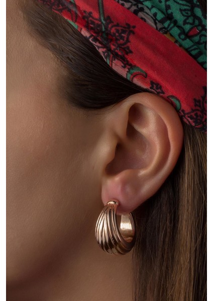 Bombeli Küpe - Rose