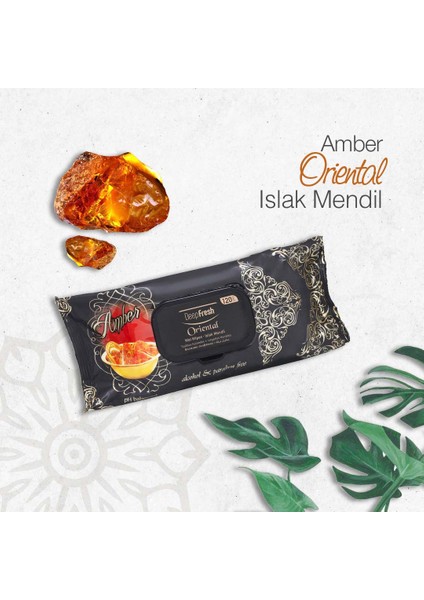 Deep Fresh Oriental Islak Mendil Amber 120 Yaprak