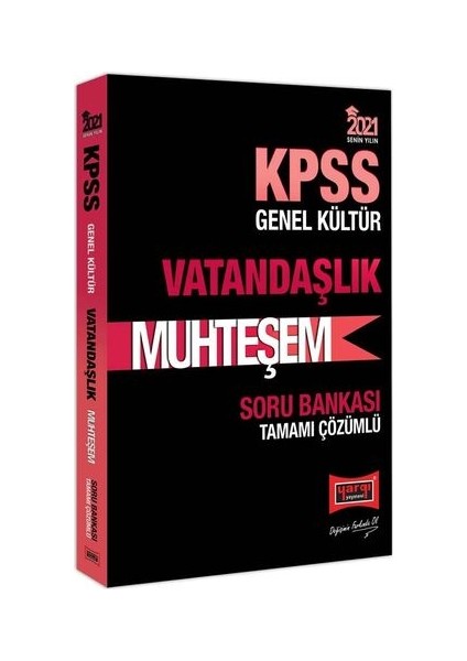 2021 KPSS Muhteşem Vatandaşlık Tamamı Çözümlü Soru Bankası