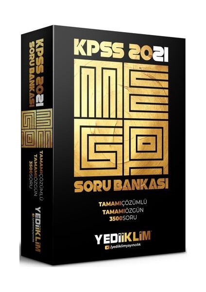 KPSS 2021 Genel Yetenek Genel Kültür Mega Tamamı Çözümlü Soru Bankası