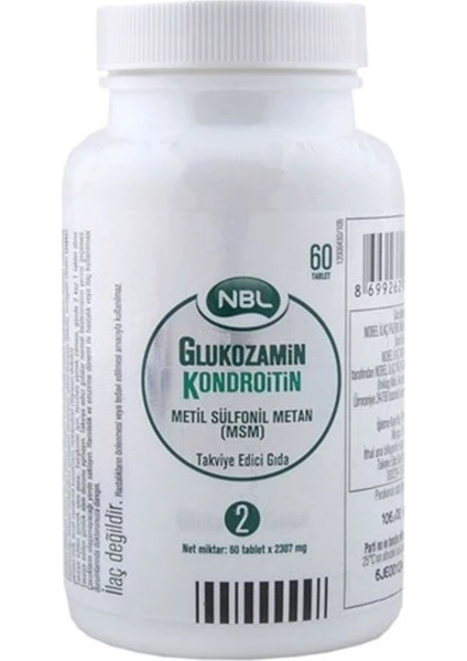 Glukozamin Kondroitin Msm 60 Tablet