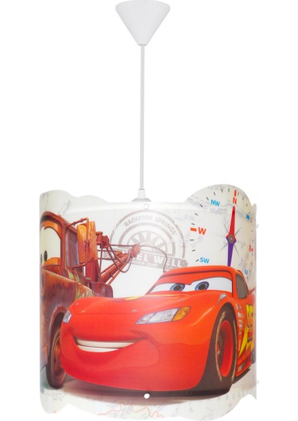 Disney Pixar Cars Dekoratif Tavan Lambası