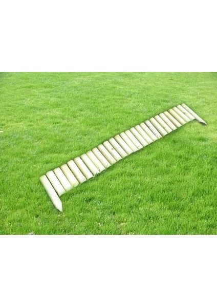 Ahşap Sebze Bahçesi Çiti Kazıklı 30X150