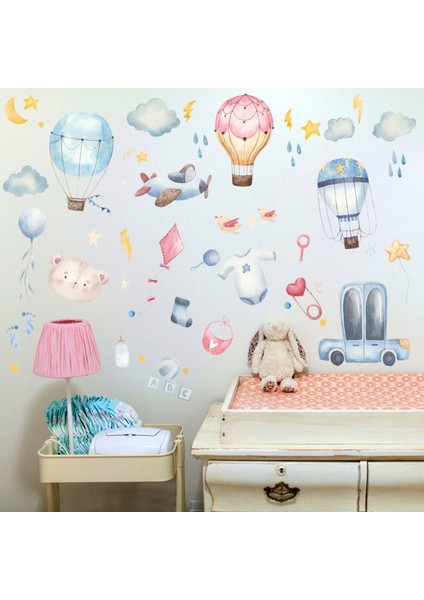 Bebek Temalı Çocuk Duvar Stickerı 50X70CM