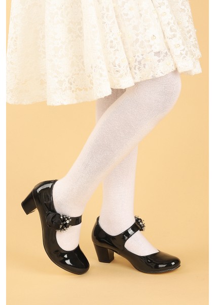 Angelina Rugan Günlük Kız Çocuk 4 Cm Topuklu Abiye Ayakkabı modelleri