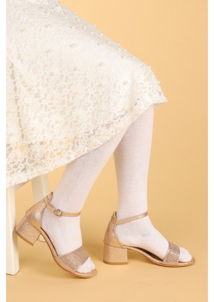 Heidi Çatlak Günlük Kız Çocuk 3 Cm Topuklu Sandalet Abiye Ayakkabı fiyatları