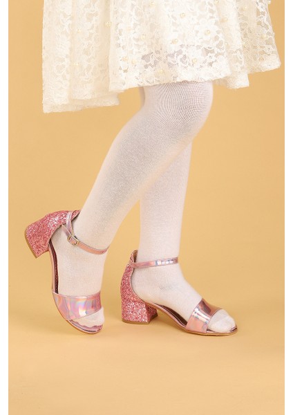 Sheila Ayna Çam Günlük Kız Çocuk 3 Cm Topuklu Sandalet Abiye Ayakkabı modelleri