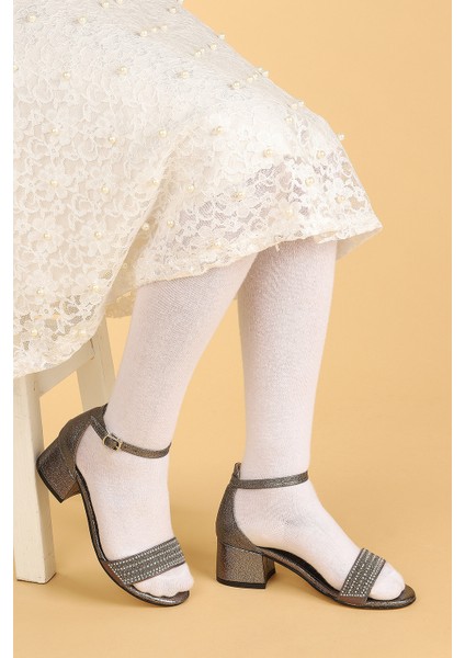 Kiko 768 Ayna Kum Günlük Kız Çocuk 3 cm Topuk Sandalet Ayakkabı