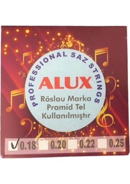 ALX018P Bağlama Teli Kısa Sap Pramid