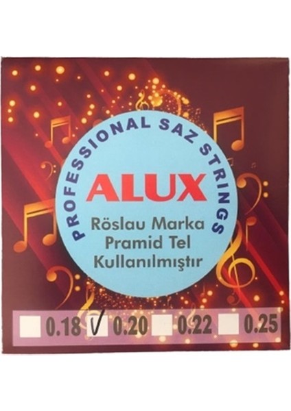 ALX020P Bağlama Teli Uzun Sap Pramid