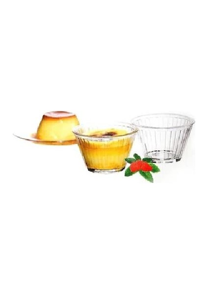 53298 Puding Karamel Kase - Çok Amaçlı Cam Kase 12'li modelleri