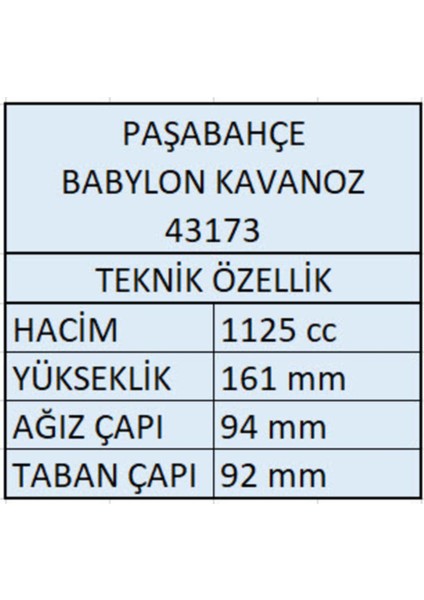 43173 Babylon Ahşap Kapaklı Cam Kavanoz 1125 cc 4'lü