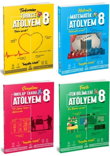 8.Sınıf Akıllı Atölyem Seti 4 Kitap