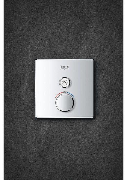 Grohtherm Smartcontrol Tek Valfli Akış Kontrollü, Ankastre Termostatik Duş Bataryası 29123000