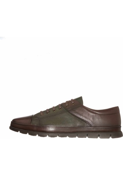 EU1840 Kahve & Haki Deri 4 Mevsim Erkek Ayakkabısı fiyatları