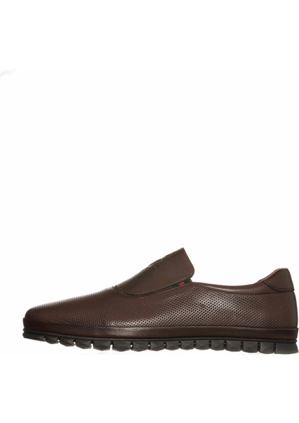 EU6011 Kahve Deri Büyük Numarakauçuk Süspansiyonlu Taban 4 Mevsim Ayakkabı fiyatları