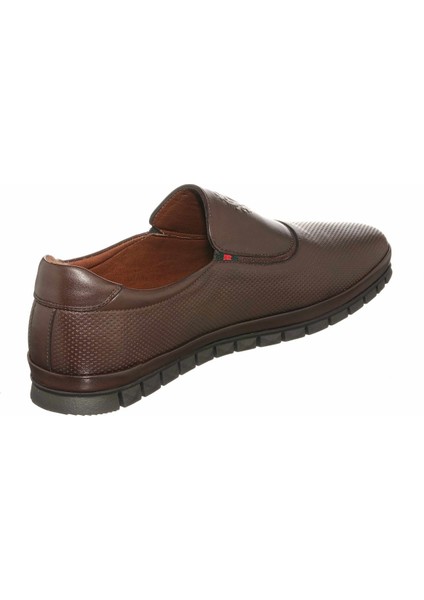 EU6011 Kahve Deri Büyük Numarakauçuk Süspansiyonlu Taban 4 Mevsim Ayakkabı modelleri