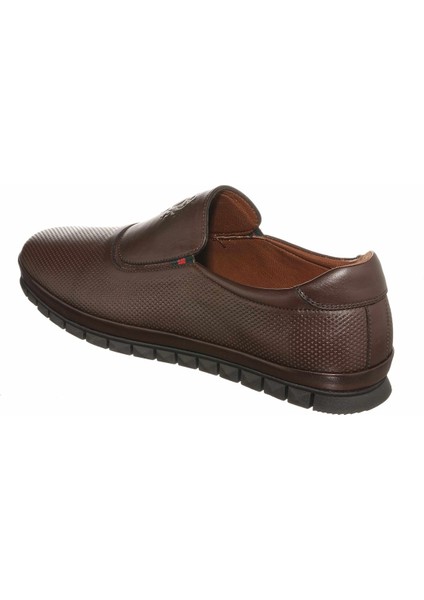 EU6011 Kahve Deri Büyük Numarakauçuk Süspansiyonlu Taban 4 Mevsim Ayakkabı fırsatları