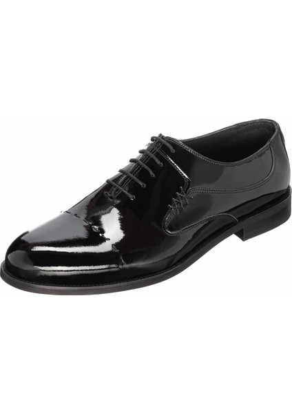 CS1365 Siyah Rugan Erkek Klasik Ayakkabı Rahat Geniş Kalıp