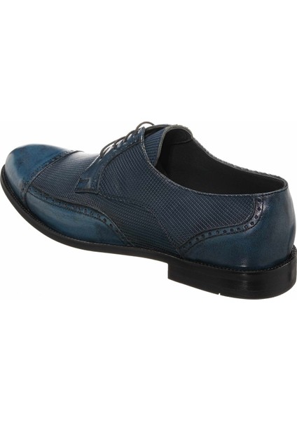 CS6552 Lacivert Deri Vip Ayakkabı Rahat Geniş Kalıp modelleri