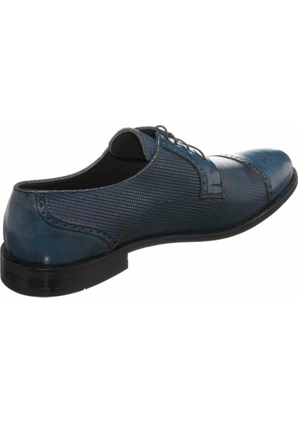 CS6552 Lacivert Deri Vip Ayakkabı Rahat Geniş Kalıp fırsatları