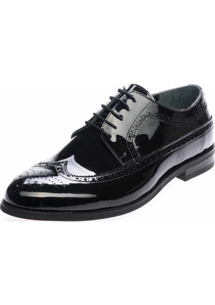 US190504 Siyah El Işçiliği Erkek Ayakkabısı modelleri