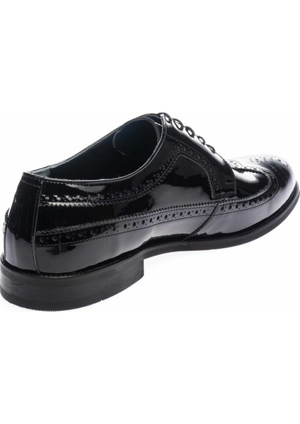 US190504 Siyah El Işçiliği Erkek Ayakkabısı indirimleri