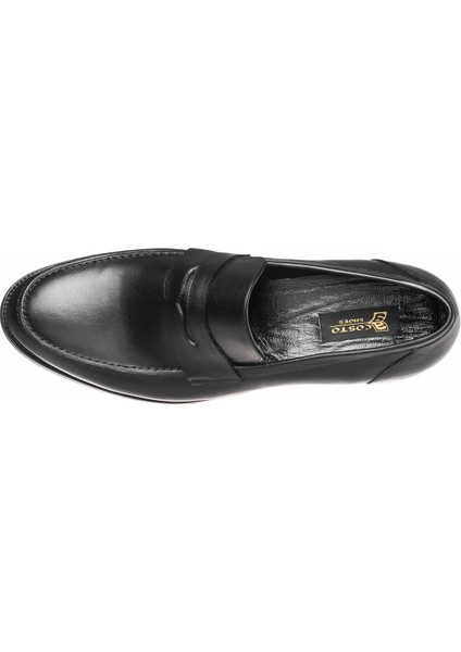 US190511 Siyah Analin El Işçiliği Erkek Ayakkabısı fırsatları