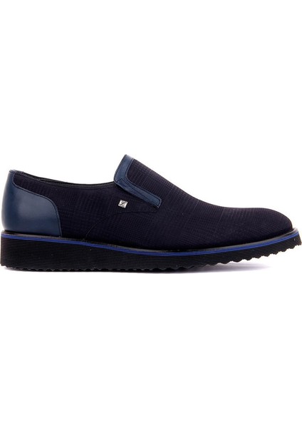 Bağcıksız Lacivdert Nubuk Deri Erkek Günlük Ayakkabı 7105 821 44 fiyatları