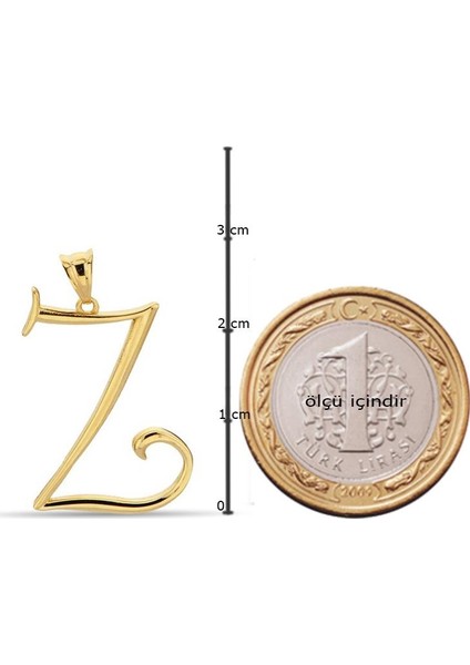 Z Harfi 14 Ayar Altın Kolye fiyatları