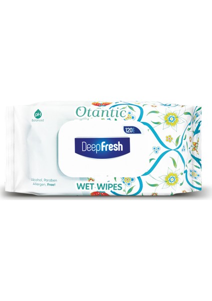 Deep Fresh Otantik Islak Mendil Çini 120 Yaprak