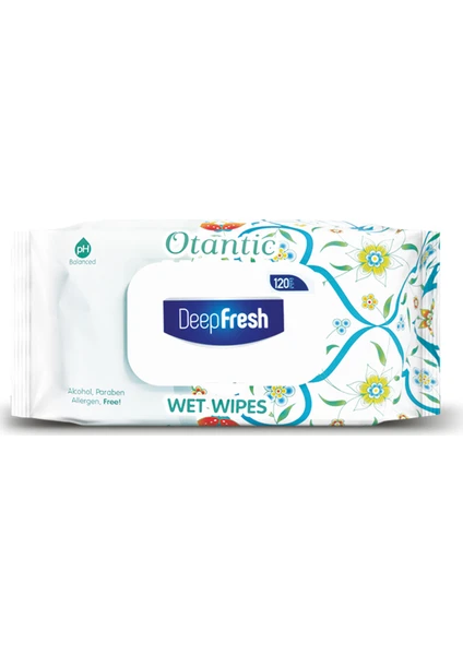 Deep Fresh Otantik Islak Mendil Çini 120 Yaprak