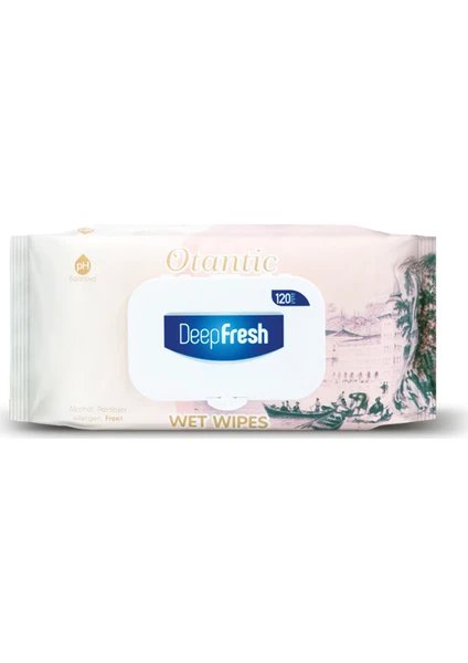 Deep Fresh Otantik Islak Mendil Istanbul 120 Yaprak