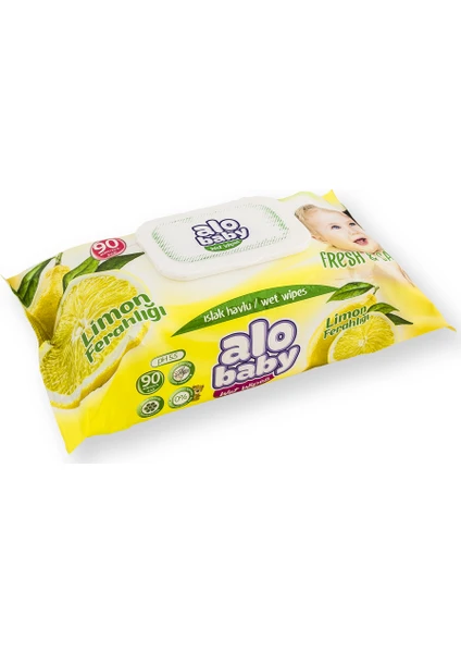 Alo Baby 90'lı Limon Islak Havlu